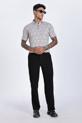 Gridveil Iconic Patterned Polo Gridveil Iconic Patterned Polo