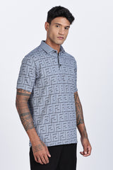 CipherGrid Luxe Polo T-Shirt CipherGrid Luxe Polo T-Shirt