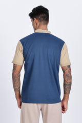 Monarch Crest Zip Polo T-Shirt Monarch Crest Zip Polo T-Shirt