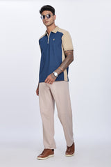 Monarch Crest Zip Polo T-Shirt Monarch Crest Zip Polo T-Shirt