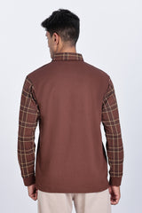 Heritage Drape Layered Polo Shirt Heritage Drape Layered Polo Shirt