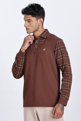 Heritage Drape Layered Polo Shirt Heritage Drape Layered Polo Shirt