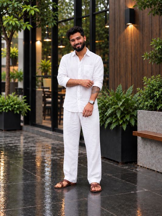Rich Rover Linen Men's Co-ord Set