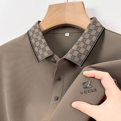 Dynamic Wave Polo T-Shirt: Effortless Motion in Every Thread