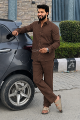 Old Money Classic Combo (Brown - Top & Bottom)