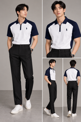 Gentlemen Tshirt  and Korean Trosuer Men's Set