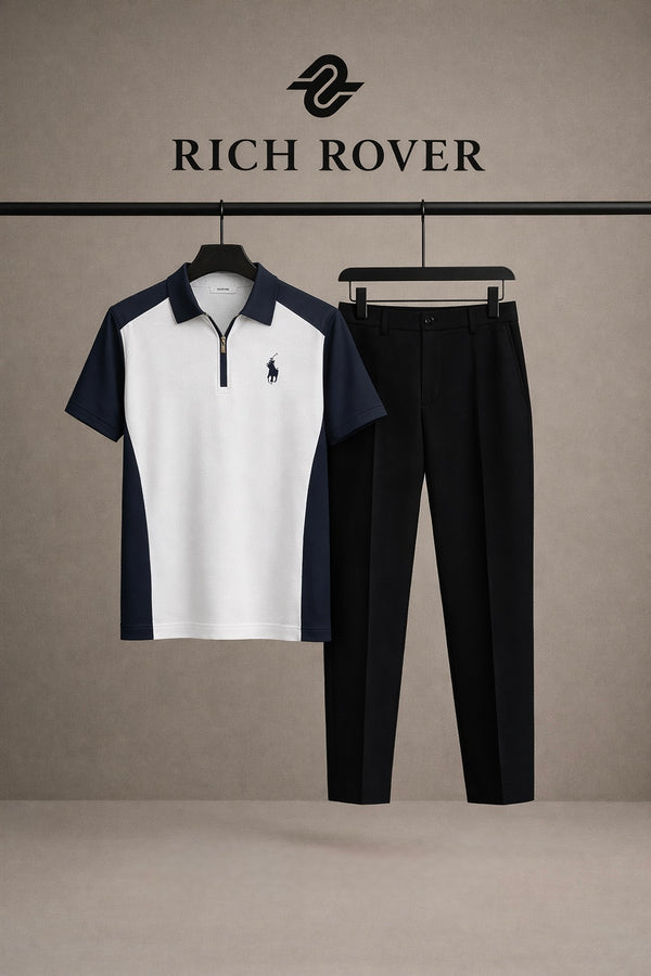 Gentlemen Tshirt  and Korean Trosuer Men's Set