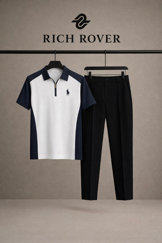 Gentlemen Tshirt  and Korean Trosuer Men's Set