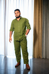 Top & Bottom Premium Soft Cotton Linen Cord Set