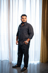 Top & Bottom Premium Soft Cotton Linen Cord Set