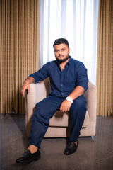 Top & Bottom Premium Soft Cotton Linen Cord Set