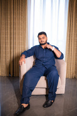 Top & Bottom Premium Soft Cotton Linen Cord Set