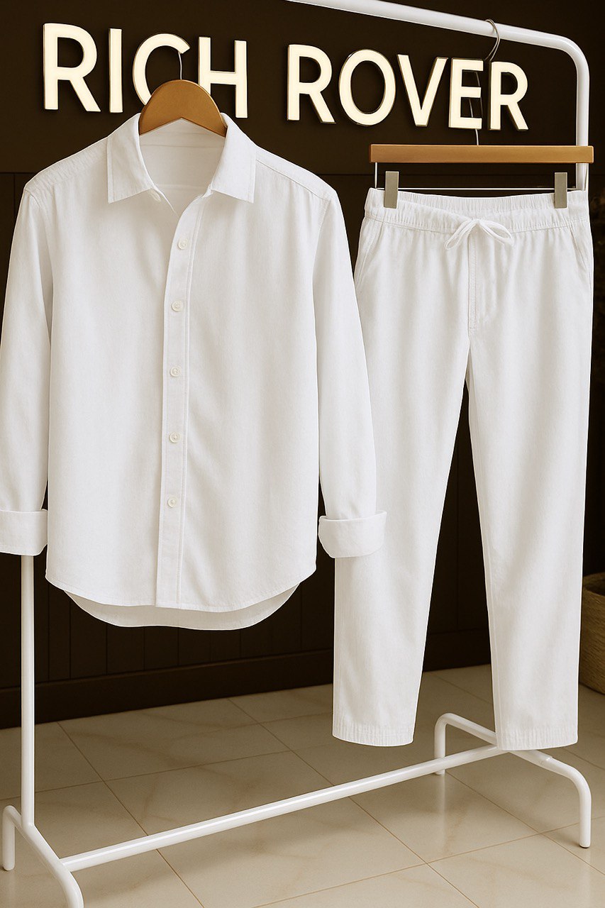 Premium Soft Cotton Linen Cord Set