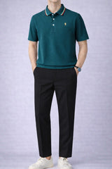 Polo Rider Tshirt and Korean Trosuer Men's Set