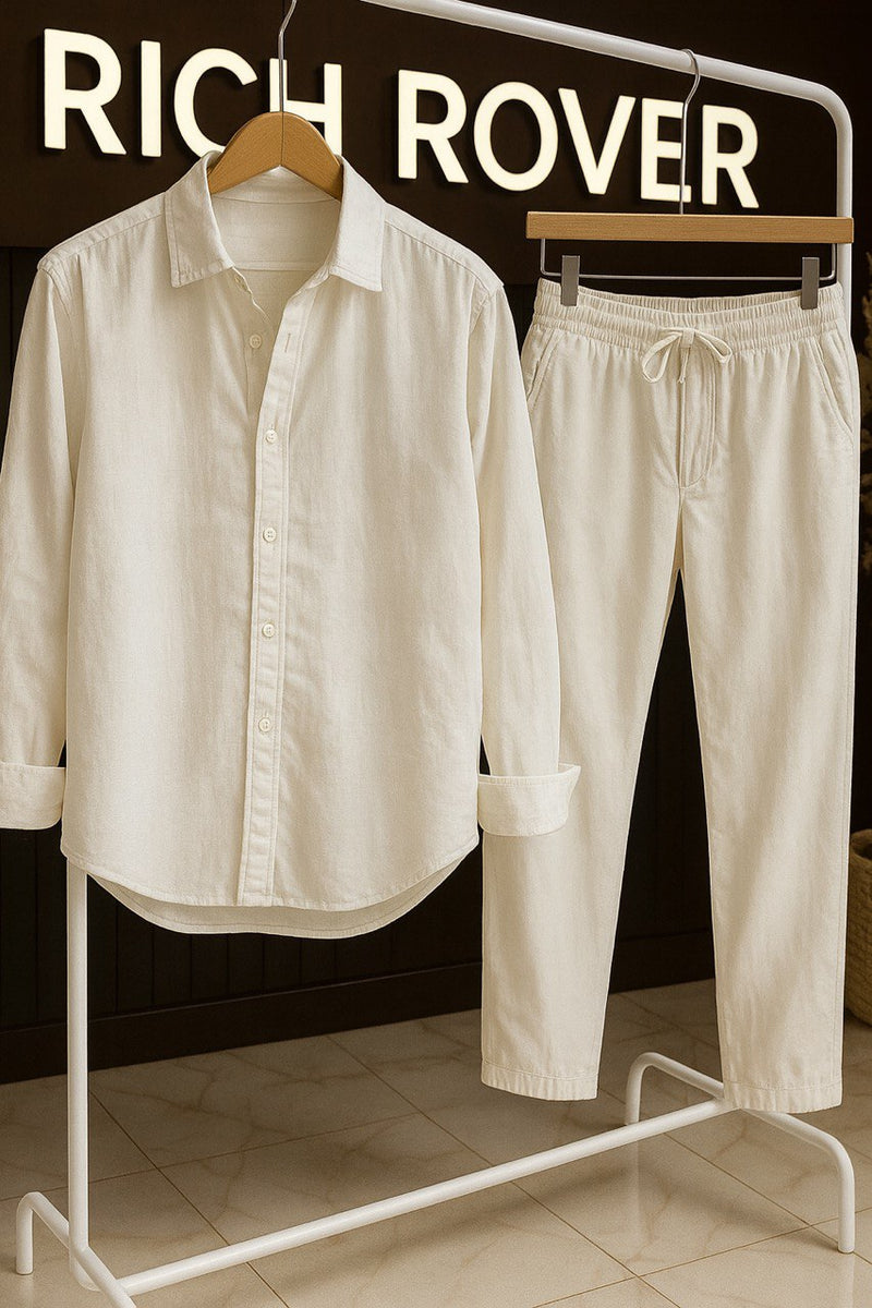 Premium Soft Cotton Linen Cord Set