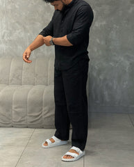 Premium Soft Cotton Linen Cord Set