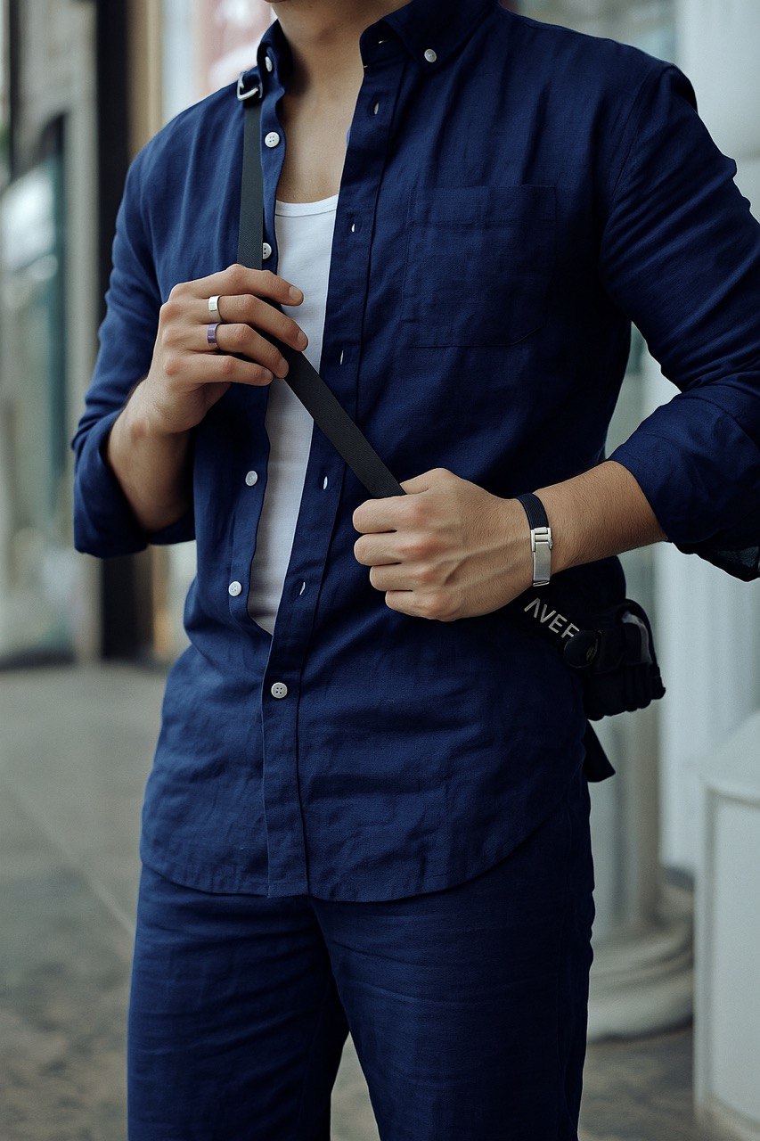 Top & Bottom Premium Soft Cotton Linen Cord Set