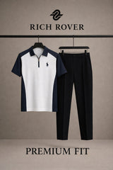 Old Money Polo Tshirt and Korean Trosuer Men's Set