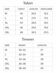 Polo Rider Tshirt and Korean Trosuer Men's Set