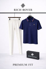 Polo Rider Tshirt and Korean Trosuer Men's Set