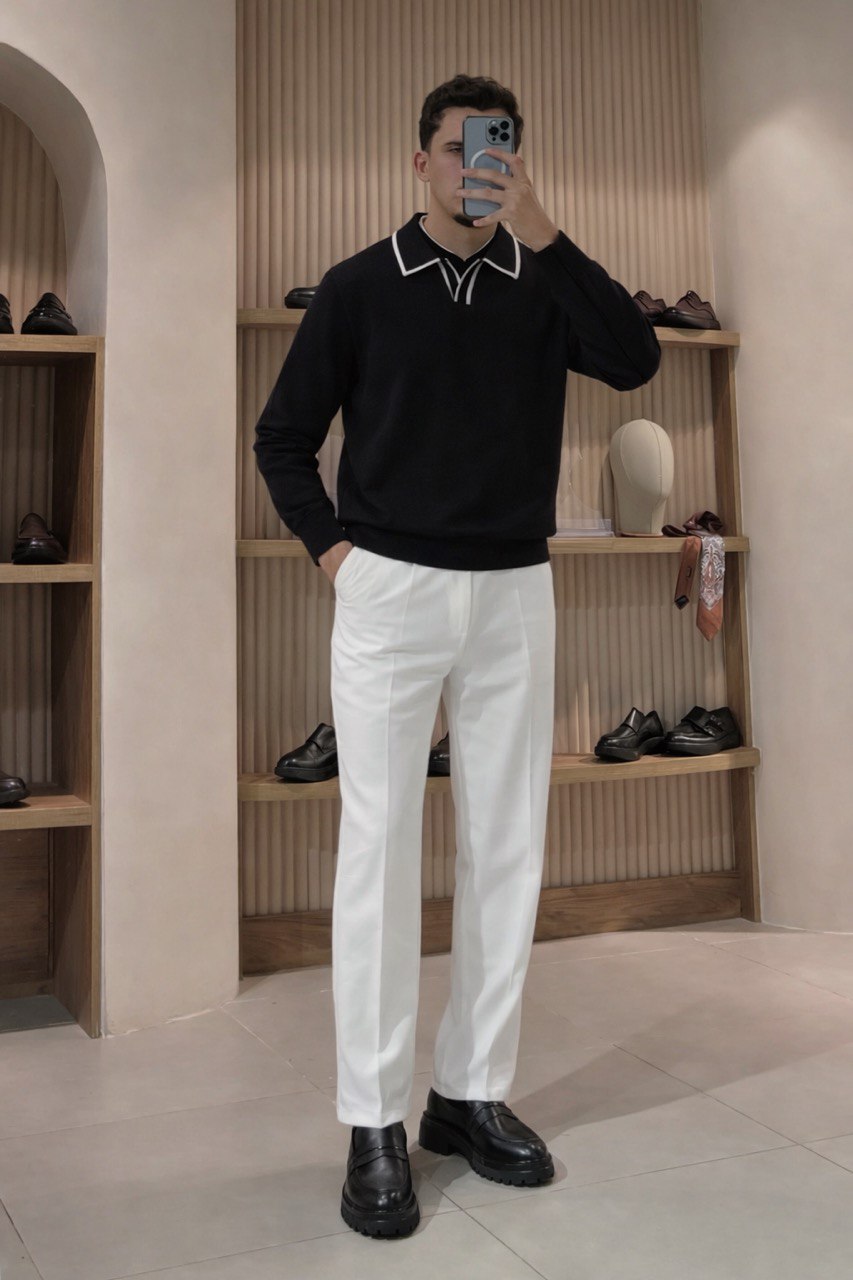 Old Money Tshirt and Korean Trosuer Men's Set