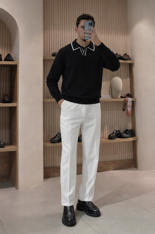 Old Money Tshirt and Korean Trosuer Men's Set