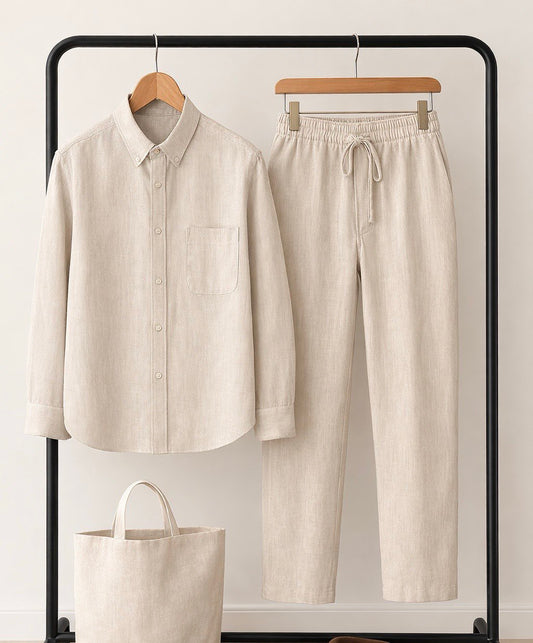 Rich Rover Linen Men's Co-ord Set