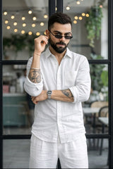 Rich Rover Linen Men's Co-ord Set