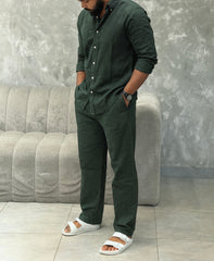 Premium Soft Cotton Linen Cord Set