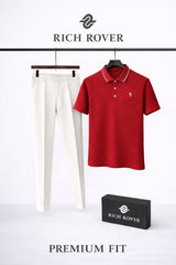Polo Rider Tshirt and Korean Trosuer Men's Set