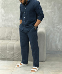 Premium Soft Cotton Linen Cord Set