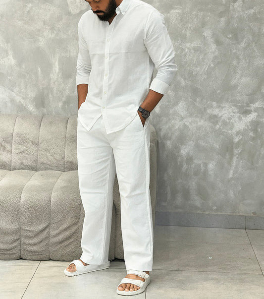 Premium Soft Cotton Linen Cord Set