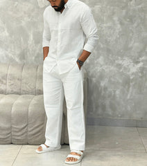 Premium Soft Cotton Linen Cord Set