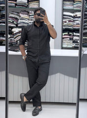 Premium Top & Bottom Soft Cotton Linen Cord Set