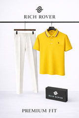 Polo Rider Tshirt and Korean Trosuer Men's Set