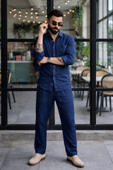 Rich Rover Linen Men's Co-ord Set