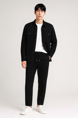 Double Pocket Jacket And Trouser Set For Men