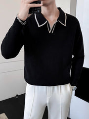 Elite Contrast Cotto Collar Tshirt