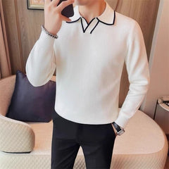 Elite Contrast Cotto Collar Tshirt