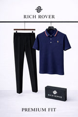 Polo Rider Tshirt and Korean Trosuer Men's Set